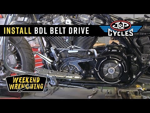 BDL Belt Drive Installation, Milwaukee 8 Harley Davidson Touring Bike : Weekend Wrenching