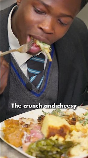 British Highschoolers try Green Bean Casserole for the first time!