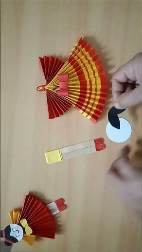 Unique DIY Paper Doll #shorts #ytshorts #youtubeshorts #diypaperdoll #handmadecraft