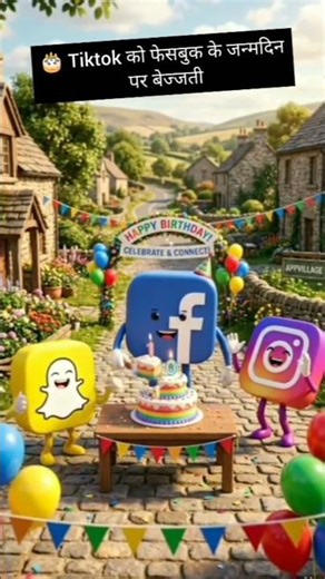 “Facebook ka janmdin tha… tab TikTok aaya aur sabko chonka diya 😳💰 #tiktok #viral #emotional”