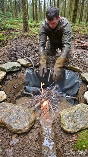 He Turned a Mud Hole Into a Hot Spring 😳