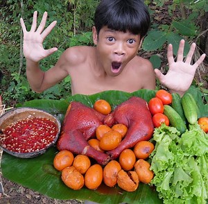 4M views · 79K reactions | Eating Delicious In Jungle | Survival Wildlife | Facebook