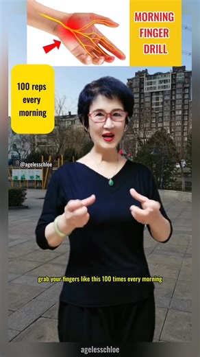 Ageless With Chloe on Instagram: "Don’t let hand pain hold you back! Try these simple moves to ease discomfort and feel better. ✋ #PainFreeHands #WristCare #HandStretching #HandRelief #Flexibility #MoveBetter #HealthyHands"