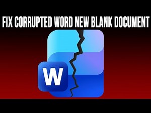 New Document Broken in Word? Do This Before Anything Else