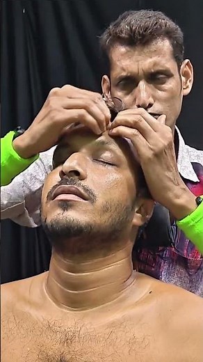 Deep Tissue Head & Shoulder Massage ASMR 💆‍♂️ | Indian Barber Relaxation for Sleep
