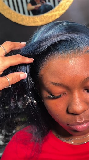 First wig install what yall think ??🥹🫐🫐🫐 | Wig Install