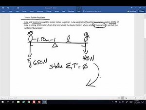 PP 9-1.5 Teeter Totter Problem