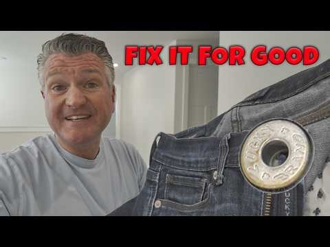 How to Reattach a Jean Button the Right Way (Stronger Than Before)