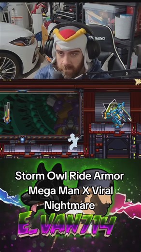 Storm Owl Ride Armor Mega Man X Viral Nightmare #megaman #fangame #clip #capcom #live