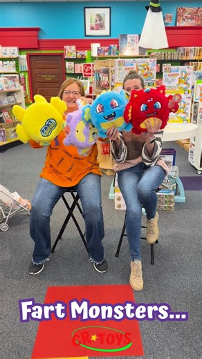⭐😂⭐Fart Monsters have arrived at CR Toys! The perfect mix of spooky and silly—just in time for Halloween and beyond! nThese scented plush whoopie cushions are just fun, fun, fun!⭐😂⭐ Shop Monsters: https://shopcrtoys.com/search?q=fart monster #FartMonsters #HalloweenFun #CRtoys #shopsmall #shoplocal #kearneynebraska | CR Toys