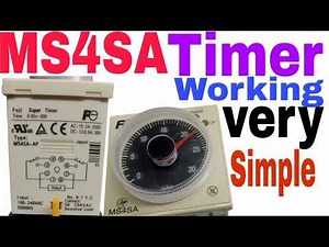 Timer working & How to Do Connection of MS4SA in very simple words