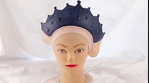 2 Pieces Soft Baby Shower Cap Soft Adjustable for Washing Hair Shield Safe Visor Cap Bathing Shampoo Shower Protection Bath Hat for Toddler Kids Children