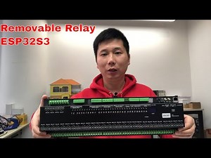 ESP32S3 32CH Removable OMRON Relay Board For Home Automation - F32