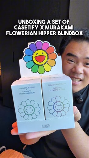 AdrianWidjy on Instagram: "Finally #unboxing a box set of this #CASETiFY #MURAKAMIxCASETiFY #TakashiMurakami Flowerian Dangler Hipper for Phonecase! And yes I got the secret! #blindbox @casetify_au @casetify_colab @takashipom"