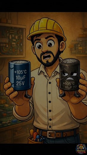 Capacitor Kyu Phool Jata Hai? 🤯 | Real Reason Explained ⚡|| @ElectricalToons-yt