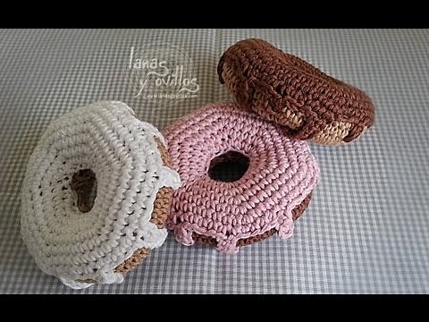 Tutorial Donut Crochet o Ganchillo Doughnut