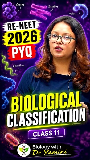 RE-NEET 2026 PYQ | Biological Classification 🔥 Match the Bacteria Shapes Question #neet2026 #neet