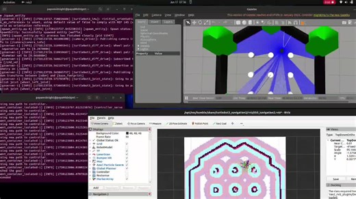 Here's my robotics simulation test:TurtleBot3 autonomously navigating in Gazebo, tracked and controlled through Nav2 in ROS2 Humble, with full visualization in RViz.Loving how smooth… | Rakibul Hasan Nishat