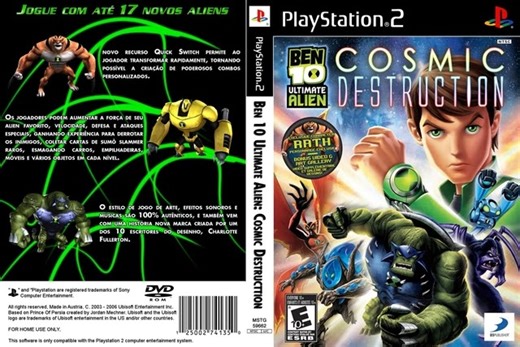 Ben 10 Ultimate Alien: Cosmic Destruction - PT-BR PS2