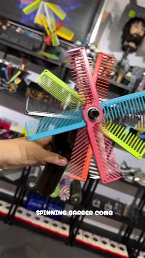 Dual Spinning Barber Comb 💈 To get yours visit Barberjungle Link in bio #barber #barbershop #haircut #hair #hairstyle