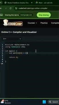 Deklarasi Array 2D 🔢 || 4 Baris 2 Kolom