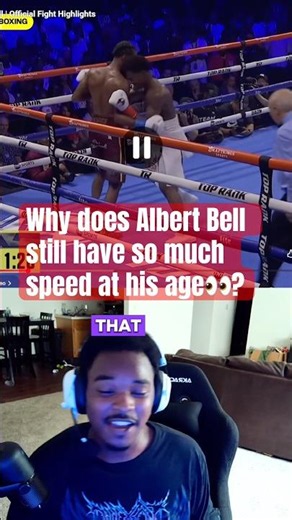 I Wasn't Ready for Albert Bell's Speed #boxing #highlights #respect