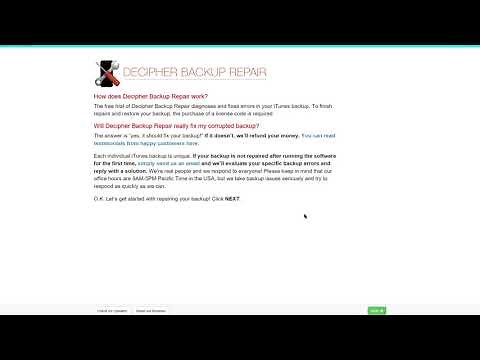 How to fix iphone backup is corrupt or not compatible error
