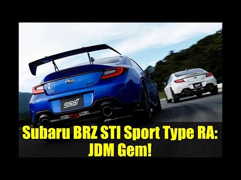 Subaru BRZ STI Sport Type RA: JDM Gem!
