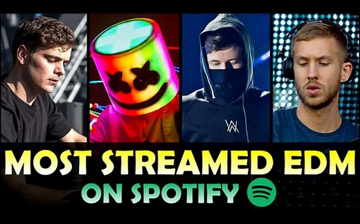 Spotify上最流行的50首EDM歌曲排名前50名最受欢迎的EDM歌曲