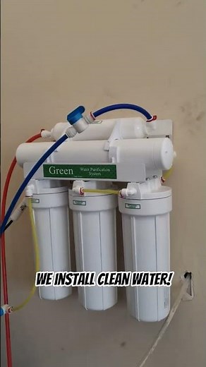We can install a water filter at your home! #watersoftener #waterfilter #rofilter #plumber Drainpros