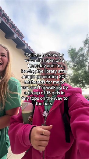 College Life: Study Struggles and Social Scenes