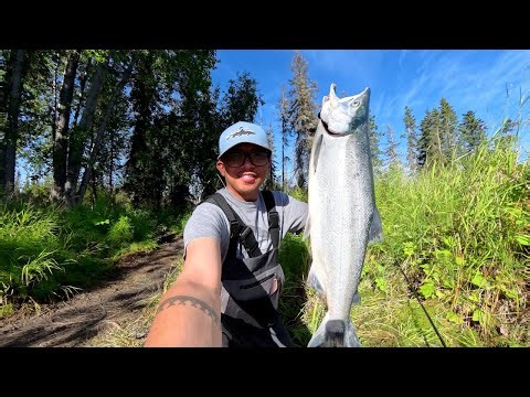 My First Biting Sockeye Salmon in Kenai River | Centerpin Float Fishing Alaska