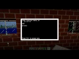[Уроки] Minecraft ComputerCraft. Урок 7. Функции