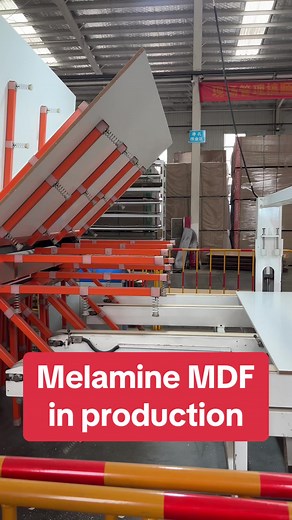 Melamine MDF in production #chantawood #melamineboard #melamine ##furnitureboard #melamineplate #melaminefurniture #cabinetboard #mdf #mdfboard #mdffurniture #mdfcabinets #melaminemdf