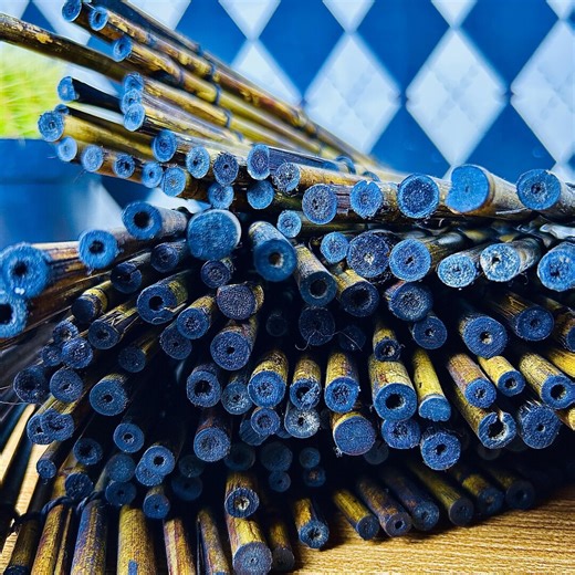 Vintage Aged Bamboo Placemats – Set of 4 – Natural Woven Table Mats - Etsy