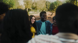 a group of young people having fun in the park
