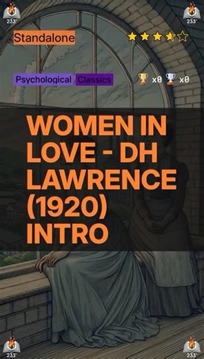 Women in Love - DH Lawrence (1920) Intro