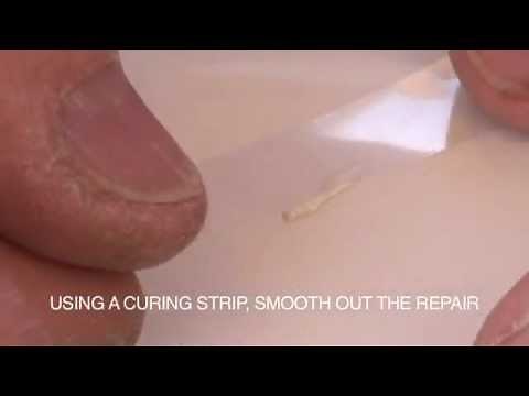How to repair chip in Bathtub, Toilet or Sink by CeramiCure® By HIMG® Surface Repair
