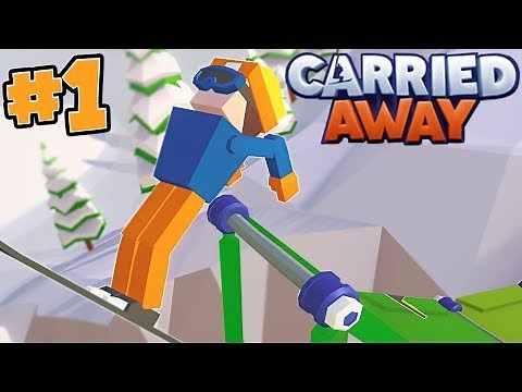 I'M THE ULTIMATE SKI SLOPE BUILDER!! - CARRIED AWAY!! #1