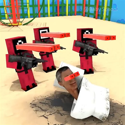 729K views · 5.8K reactions | When Skibidi Toilet And Cameraman Plays Squid Game Pull-up Workout #minecraft #minecraftmemes #minecraftvideos #minecrafte #minecraftbuild #minecraftclips #gaming #reels #twitch #tiktok | Baby Monster School | Facebook