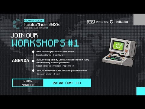 Polkadot Solidity Hackathon Workshop #1
