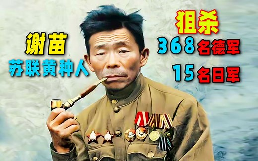 真实故事改编，苏联黄种人狙击手狙杀368名德军，15名日本士兵