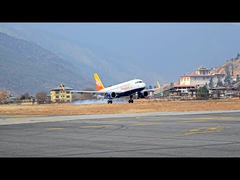 Strong Winds at Paro – Incredible Aircraft Landing