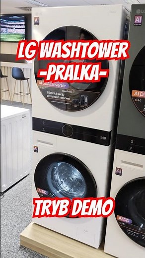 PRALKA LG WashTower - Jak włączyć tryb demo? #lg #shorts #ai #suszarka #eco #diy #viral #demomode