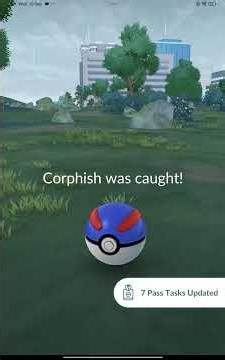 Caught 100% IV Crawdaunt ⭐ #pokemongo #pokemon #crawdaunt #wildpokemon #xiaomipad6