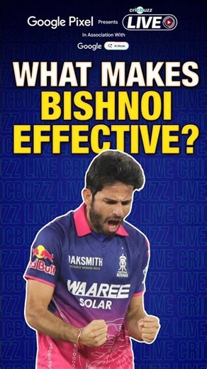 What makes Bishnoi effective ❓ #RaviBishnoi #RR #IPL2026 ‪@GoogleIndia‬