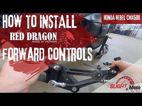 Honda Rebel - Red Dragon Forward Control Kit - Install (CMX500)