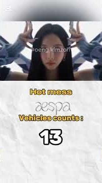 Vehicles counts in aespa mvs #aespa#aespasongs#aespamv#æspa#kpopsongs#kpop#fypシ゚viral