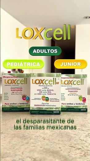 Loxcelimina los parásitos con Loxcell. 💪🪱