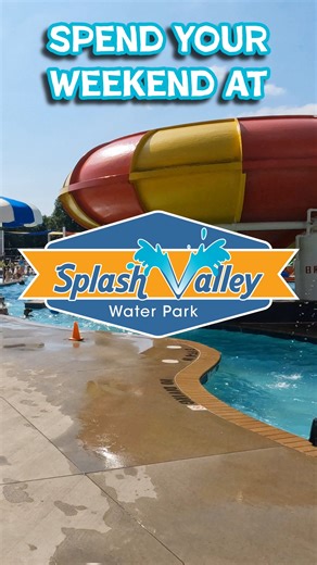 Make a splash this weekend at Splash Valley Water Park! 🌊 Open Thursday through Sunday from 11 AM to 7 PM — perfect for family fun, cooling off, and soaking up the sun. 😎☀️ Plan your visit: https://roanokecountyparks.com/187 | Roanoke County Parks, Recreation and Tourism